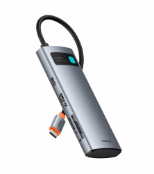 Baseus USB C Hub 7-in-1 Adapter mit 4K@60Hz HDMI, 100W PD, 3 USB-A 3.0 5Gbps, SD/TF Kartenleser Angebot bei HelloDeals