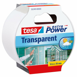 tesa extra Power Reparaturband transparent, selbstklebend, für Haushaltsreparaturen, 10m x 50mm 1 Rolle Angebot bei HelloDeals