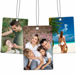 Personalisierte Auto Lufterfrischer 🚗🌸 Individuell Gestalten und Beduften Angebot bei HelloDeals