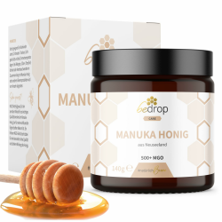 🍯 Sonderangebot: bedrop Manuka Honig MGO 500+ 140g XXL Glas Angebot bei HelloDeals