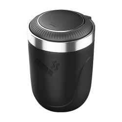 🚗 LYCXAMES Tragbarer Edelstahl Auto Aschenbecher mit LED Beleuchtung Angebot bei HelloDeals