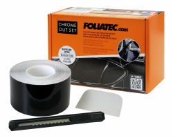 🚗 Foliatec Chrome Out Set, Schwarz Glänzend 🛠️ Angebot bei HelloDeals