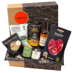 🎁 Jamon.de Präsentkorb TAPAS | Gefüllter Geschenkkorb aus Spanien 🇪🇸 Angebot bei HelloDeals