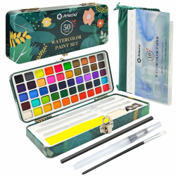 Artecho Aquarellfarben Set 50 Farben 🎨🖌️ Angebot bei HelloDeals
