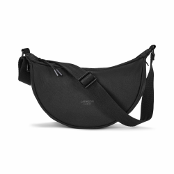LARKSON Crossbody Bag Damen & Herren Schwarz - Solveig Small 🌙 Umhängetasche im Halbmond Style Angebot bei HelloDeals