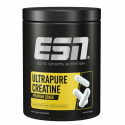 🌟 ESN Ultrapure Creatine Monohydrate, 300 Kapseln, 100 Portionen 🌟 Angebot bei HelloDeals