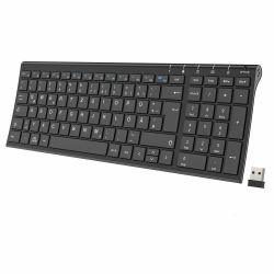 🔥 iClever Tastatur Kabellos: Deutsches QWERTZ Layout, Ergonomisches Design! 🚀 Angebot bei HelloDeals