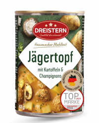 🍲 DREISTERN Jägertopf 400g 🥔🍄 | Herzhaftes Fertiggericht! Angebot bei HelloDeals