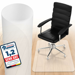 Bodenschutzmatte | Bürostuhl Unterlage in milchweiß 🛡️🪑 Angebot bei HelloDeals