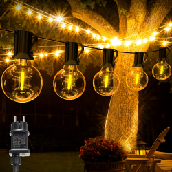 GIACOMO 10M Lichterkette Außen Strom, Dimmbar Timer LED Outdoor Lichterkette 🌟🎉 Angebot bei HelloDeals