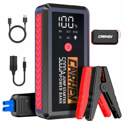 CARHEV Starthilfe Powerbank 5000A Booster Auto Starthilfe Angebot bei HelloDeals