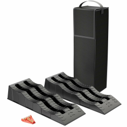 XPOtool Auffahrkeile Wohnmobil 2 Stück 40/70/100 mm 3,5 t Set 🚐 Angebot bei HelloDeals