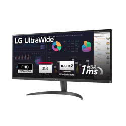 🌟 LG Electronics 34WQ500-B UltraWide™ Full HD 34" (87cm) Monitor 🖥️ Angebot bei HelloDeals