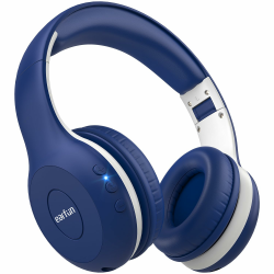 EarFun Bluetooth Kopfhörer Kinder 🎧 40 Std Akku 🎶 Blau 85/94dBA Marineblau Angebot bei HelloDeals