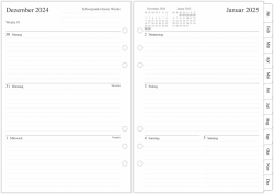 📅📚 Neuheit 2025 Wochenplaner Einlage A5 mit Tabs 📆🌟 Angebot bei HelloDeals