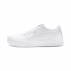 👟 PUMA Damen Carina Lift Snake Sneaker 39 EU Weiß Silber | Angebot Angebot bei HelloDeals