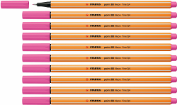 🌟Deal des Tages! STABILO Fineliner - point 88 - 10er Pack - Neonfarbe✨ Angebot bei HelloDeals