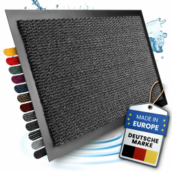 Bodenständig® Saubere Schuhe Dank saugstarkem Stoff Anthrazit Fußmatte 40x60cm Angebot bei HelloDeals