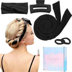 Lockenwickler ohne Hitze - Heatless Curls Band Samt über Nacht Angebot bei HelloDeals