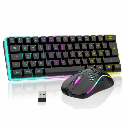 RedThunder 60% Kabelloses Gaming Tastatur und Maus Set 🎮🖱️ Angebot bei HelloDeals