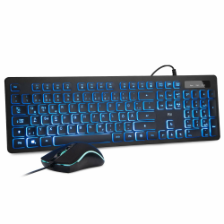🎮 Rii Gaming Tastatur und Maus Set mit 3 LED Hintergrundbeleuchtung Angebot bei HelloDeals