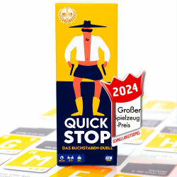ATM Gaming Quickstop - Das Buchstaben-Duell - Kartenspiel für Jugendliche und Erwachsene 🥳 Angebot bei HelloDeals