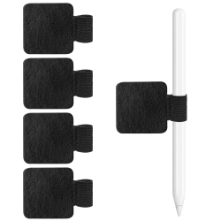 🖊️📚 VOCIBO® Stiftschlaufe Selbstklebend, 5 Stück Schwarz - Pen Holder für Tagebuch und Mehr Angebot bei HelloDeals