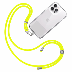 📱 TBOC Band Handykette Schlüsselband Kette Handyschnur Zum Aufhängen Nacken Umhängen Universal - Gelbes Fluor Angebot bei HelloDeals