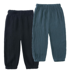 👶🌿 JUIYNIZT Baby Kinder Baumwolle Sommerhosen Moskito Proof Dünne Lange Hosen Jungen Mädchen 2er Pack Angebot bei HelloDeals
