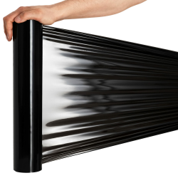 🌟 RAGO® Stretchfolie Schwarz für Möbel 1 Stück 150m Hand Stretchfolie Rollen 🌟 Angebot bei HelloDeals