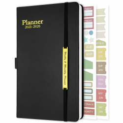 📅 Kalender 2025 2026 Buchkalender A5 Terminkalender - Softcover Wochenplaner 18 Monats Terminplaner Angebot bei HelloDeals