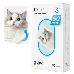 Angebot: Liene Zink Fotopapier 2x3'' (50 Stück) 📸🖨️ Angebot bei HelloDeals
