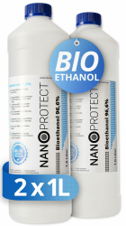 Angebot: Nanoprotect Bioethanol 96,6% | 2 x 1 Liter 🔥🔥 Angebot bei HelloDeals