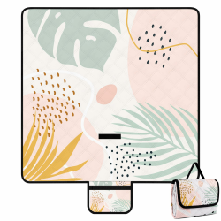 Jopee Picknickdecke Sandfrei, 200 x 200cm Wasserdicht Stranddecke für 4-6 Personen 🌞🌿 Angebot bei HelloDeals