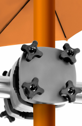 🌞🌂 4smile Sonnenschirmhalter Balkongeländer SunnyGuy, Anthrazit - Bombensicher & universell! Angebot bei HelloDeals