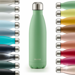 Blumtal® Trinkflasche Edelstahl Charles - Thermosflasche 500 ml 🌿🥤 Angebot bei HelloDeals