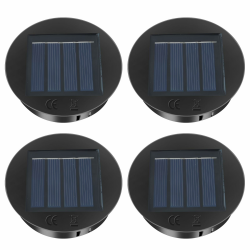 CNMTCCO Solarleuchten Ersatzteile 4 Stück 8CM 1.2V 600mAh LED Solar Panel 🌞🌿 Angebot bei HelloDeals