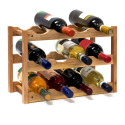 🍷 Weinregal Walnuss für edle Tropfen 🍇 Angebot bei HelloDeals
