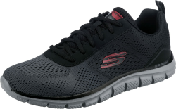 👟🔥 Mega Deal: Skechers Herren Track Ripkent Sneaker 43 EU Black Mesh Charcoal Trim Angebot bei HelloDeals