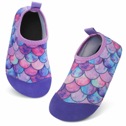 TMEOG Badeschuhe Kinder Wasserschuhe für Jungen Mädchen 30/31 EU L Lila 🌊🤽 Angebot bei HelloDeals
