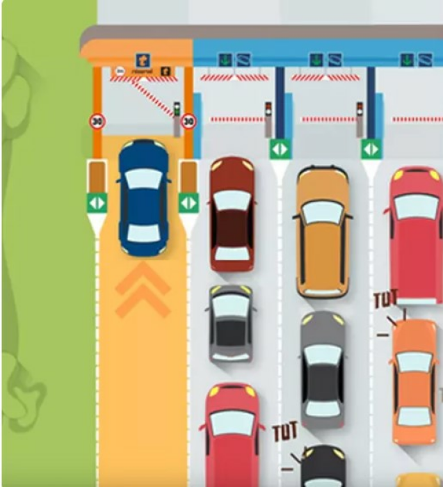 { Nur heute] Bip&Go - Badge zur elektr. Mautzahlung für Reisen auf Autobahnen in Frankreich, Spanien, Portugal und Italien