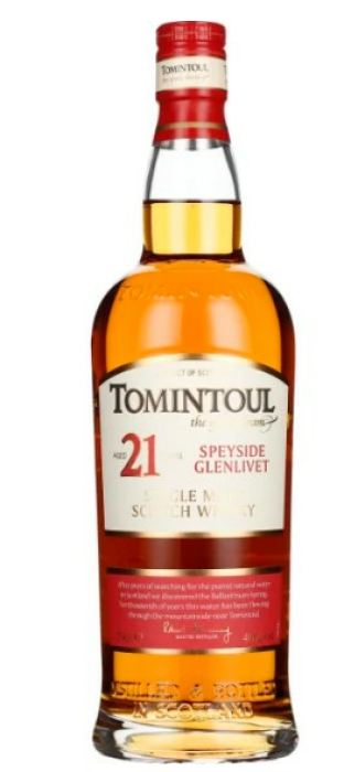 Whisky Angebote z.B. TOMINTOUL 21 YEARS SINGLE MALT 70CL