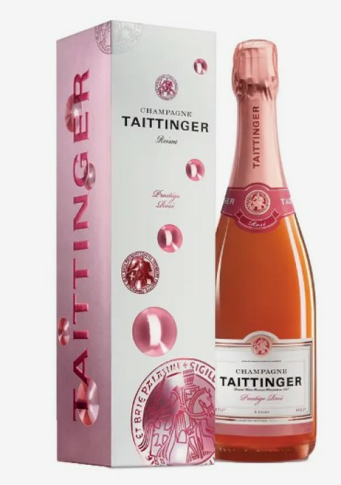 Taittinger, Brut Rosé, brut, rosé, (Geschenkverpackung), 0.75L