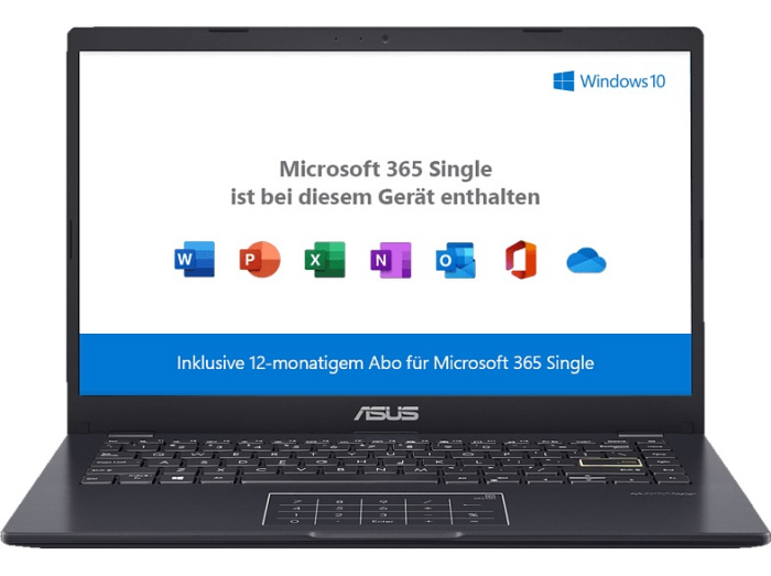 ASUS Vivobook 14 + 1 Jahr Microsoft 365 Single