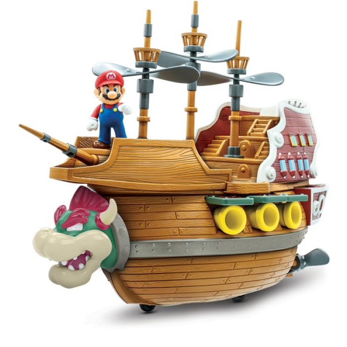 Super Mario DLX Bowsers Luftschiff Spielset