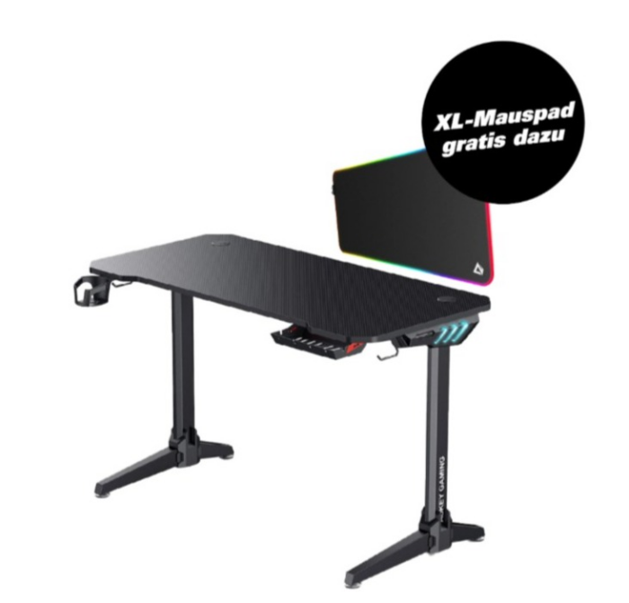 AUKEY Gaming Tisch RGB-Beleuchtung (LY113) - XL-Mousepad gratis dazu