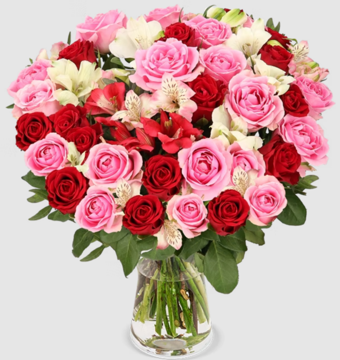 30 Stiele Rosenwunder XXL mit bis zu 100 Blüten