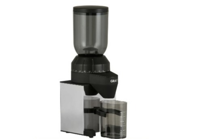 Graef CM820EU Kaffeemühle mit 250 g Bohnenbehälter und automatischer Mahlfunktion - Edelstahl / Schwarz