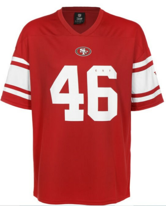 [Für kurze Zeit] NFL Trikots - z.B. NFL San Francisco 49Ers Franchise Trikot Herren für 28,23€ inkl. Versand