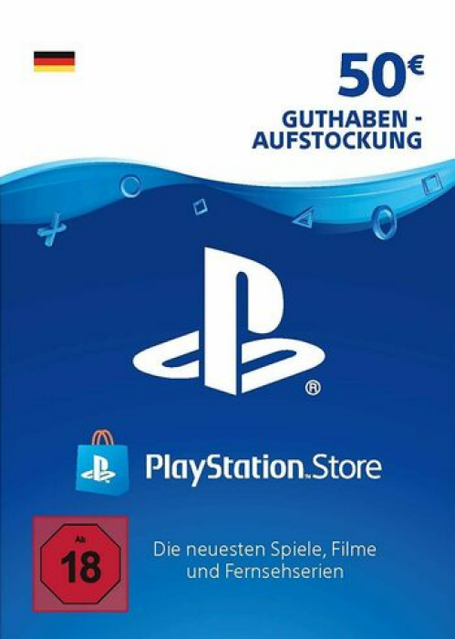 50€ PlayStation Store (PSN) Guthaben - Faktor 0,783